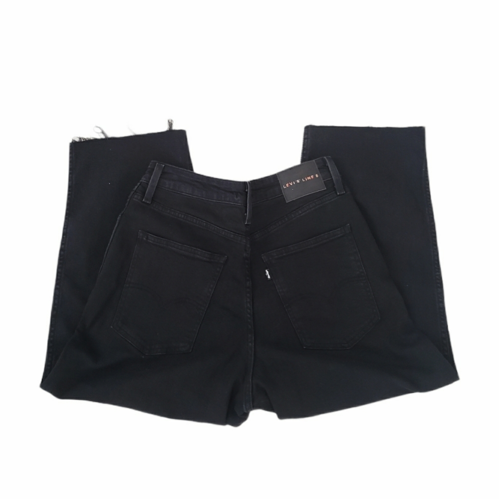 Levi's Ribcage Line 8 Premium Straight Ankle Jeans - Picture 11 of 15
